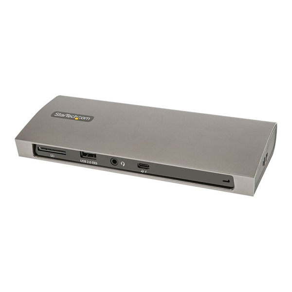 StarTech.com TB4CDOCKUE dockingstation Ledningsført Thunderbolt 4 Sort, Grå