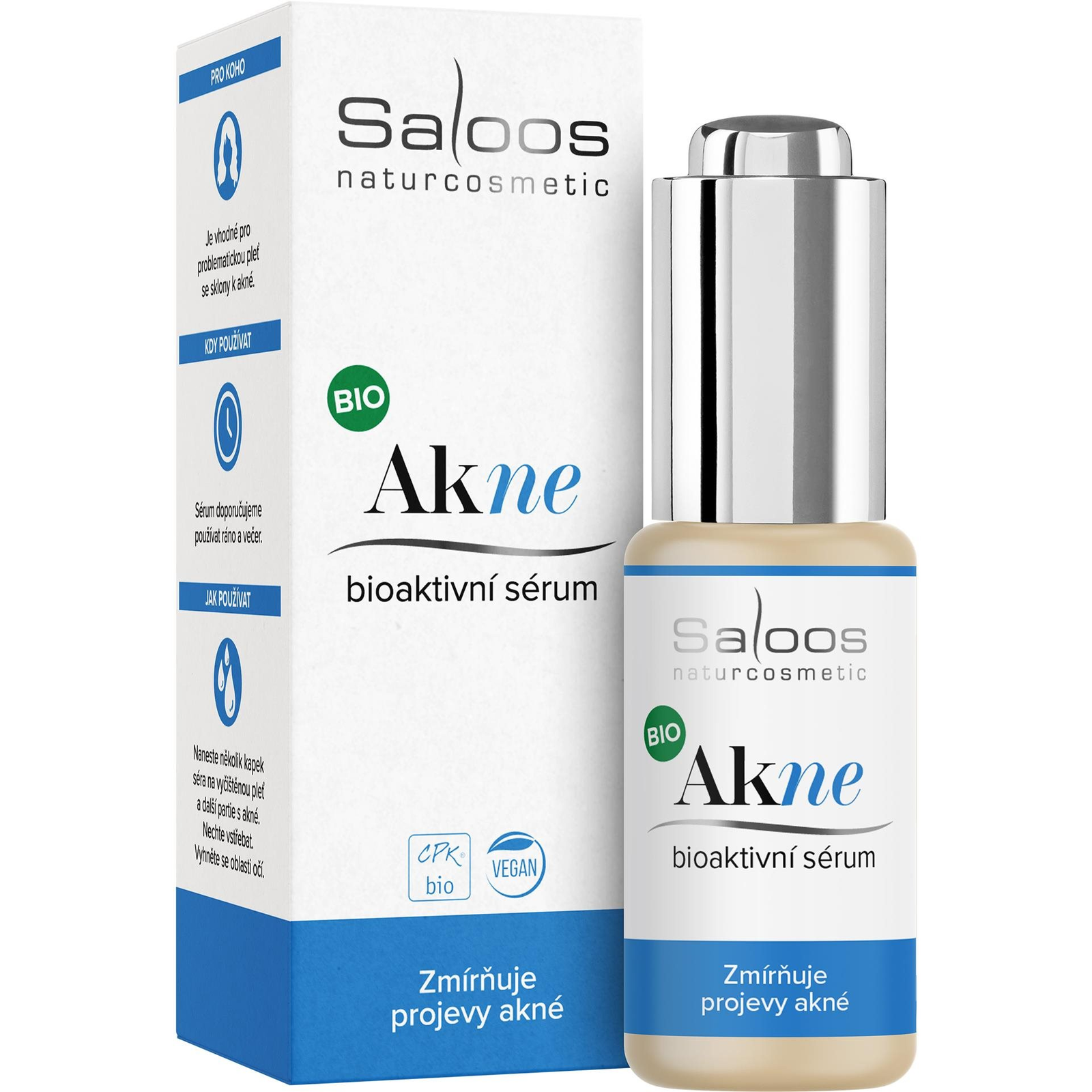 SALOOS Akne Bioaktív szérum 20 ml (8595666007606)