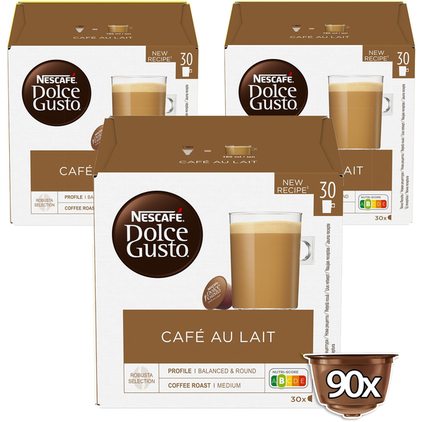 NESCAFÉ® Dolce Gusto® Café Au Lait XXL - 90 kapszula