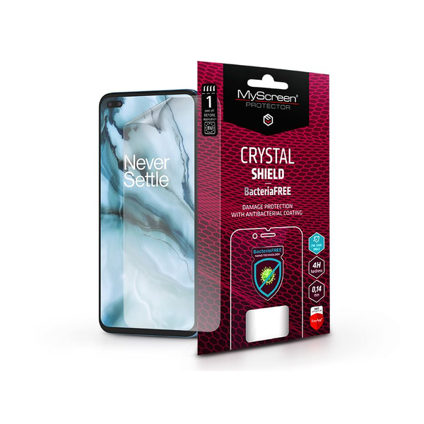 OnePlus Nord протекторно фолио за екран - MyScreen Protector Crystal Shield BacteriaFree - 1 бр./опаковка - прозрачно