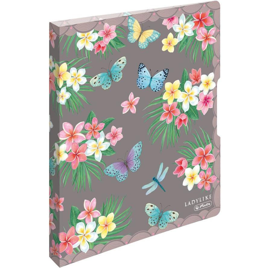 Herlitz Ringbuch PP A4 2R 16mm Ladyl.Butrfl. (50044047) (50044047)