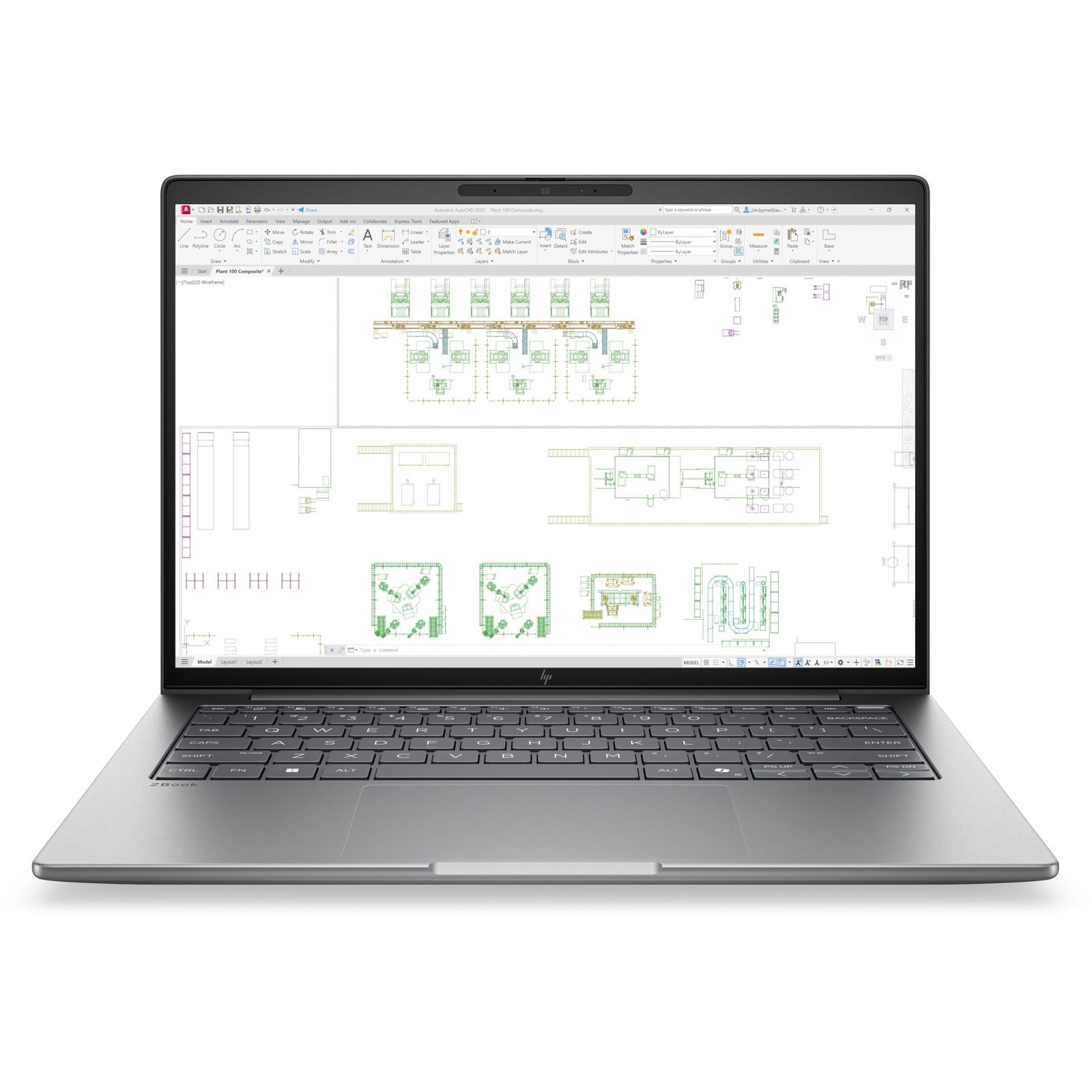 HP DP7R4ET laptop Copilot+ PC Intel Core Ultra 7 35,6 cm (14") 2.5K 32 GB DDR5-SDRAM 1 TB SSD Wi-Fi 7 (802.11be) Windows 11 Pro AI Workstation, AI PC Strieborná