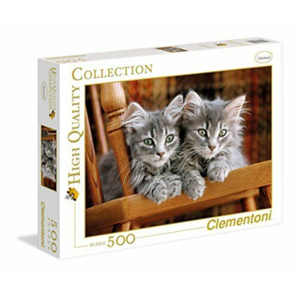Clementoni Kittens Puslespil 500 stk Dyrelivet