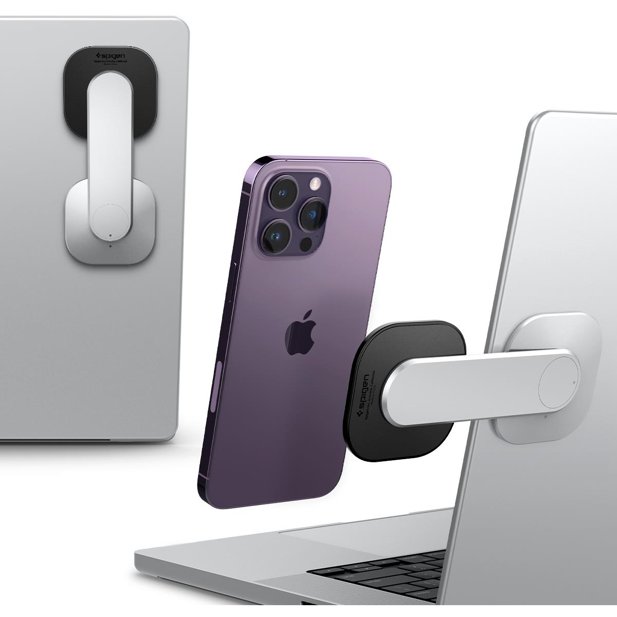 Spigen OneTap Monitor/Laptop Mount S312 Silver (AMP06049)