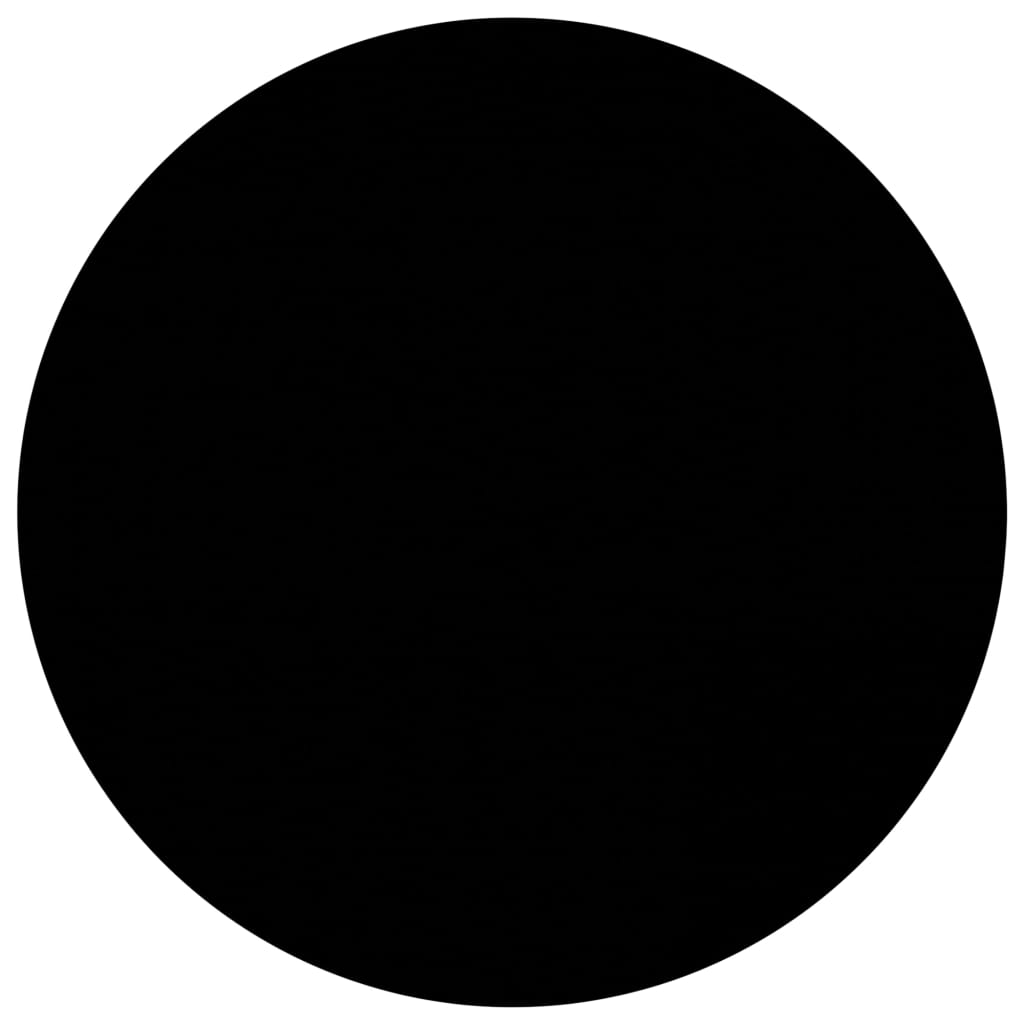 fekete edzett üveg dohányzóasztal 40 cm (322781)