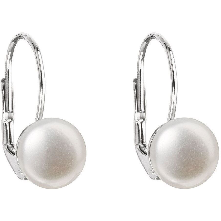 EVOLUTION GROUP 21009.1 fehér, AA 8-8,5 mm-es fülbevaló valódi gyöngy (925/1000, 1g, fehér) (8590962210095)