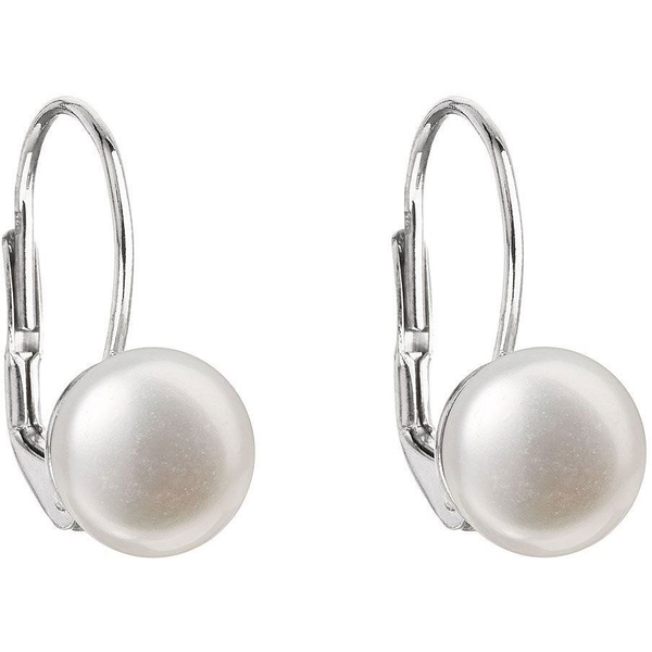 EVOLUTION GROUP 21009.1 fehér, AA 8-8,5 mm-es fülbevaló valódi gyöngy (925/1000, 1g, fehér)