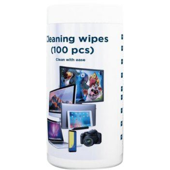 Gembird Vlhčené ubrousky na čištění LCD/TFT obrazovek 100 ks (CK-WW100-01)