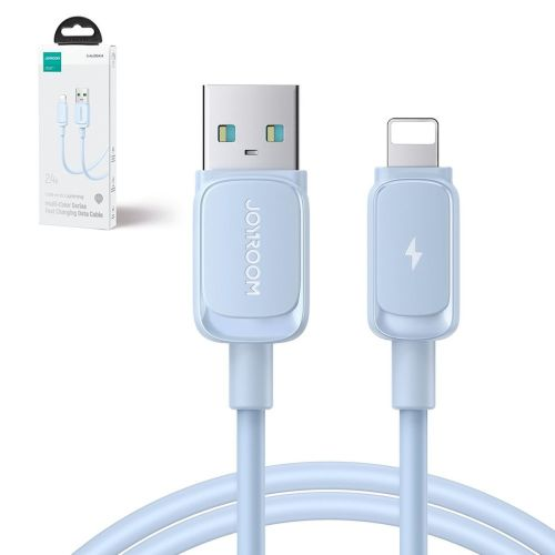 JoyRoom S-AL012A141BL USB Type-A apa - Lightning apa Adat és töltő kábel - Kék (1.2m)