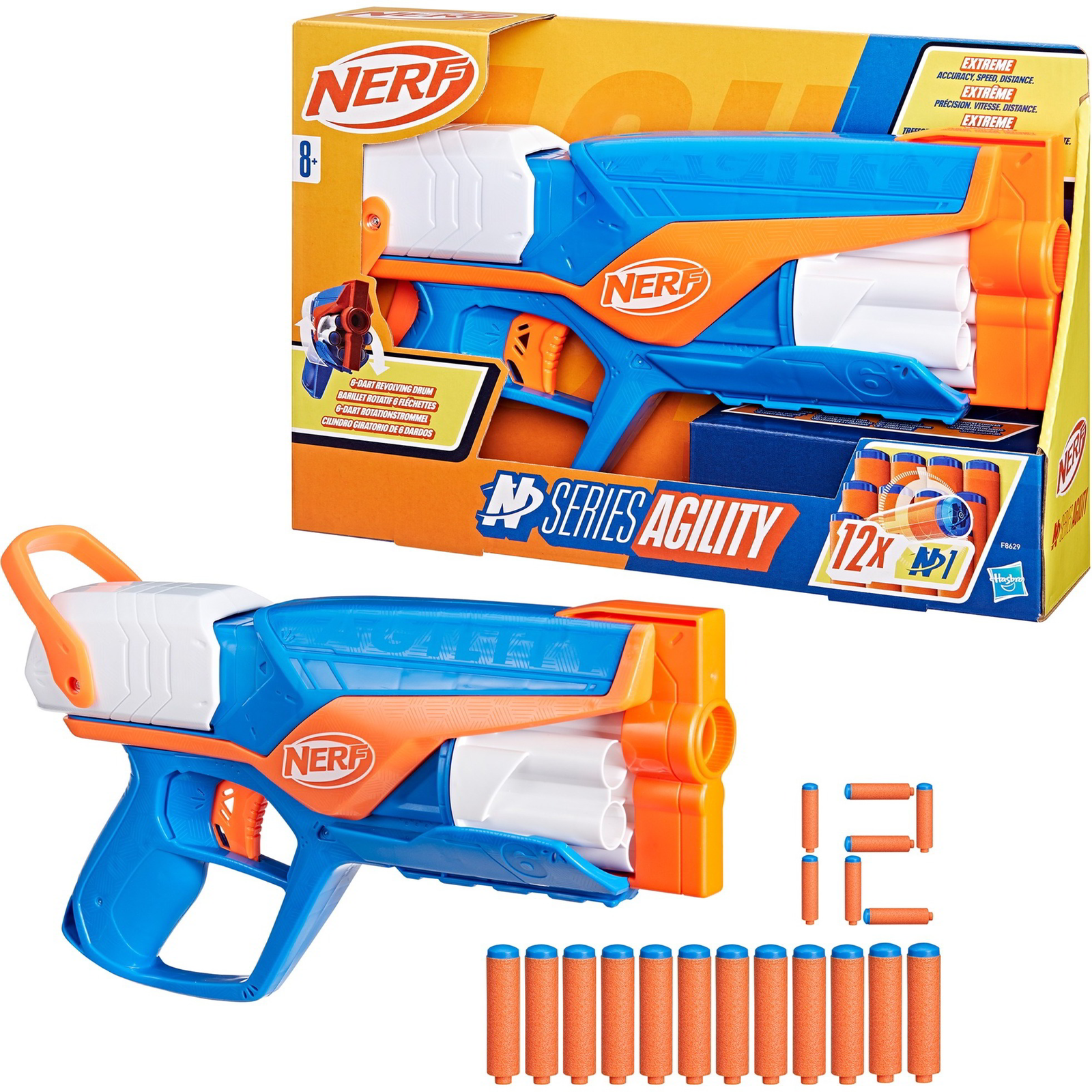 Hasbro F8629EU4 Nerf N Series Agility Szivacslövő fegyver (F8629EU4)