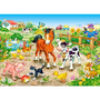 Castorland On the Farm 120 pcs Kirakós játék 120 db Rajzfilmek