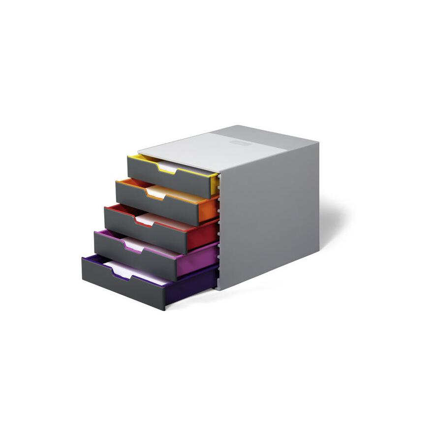 Durable Valicolor 5 fiókos irattartó doboz (760527)