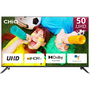 Телевизор CHiQ U50H7A UHD 4K Smart LED, 50" (126 см), Android 9.0, WiFi, Bluetooth, Google Assistant, Netflix, 3 HDMI, 2 USB, Енергиен клас: G