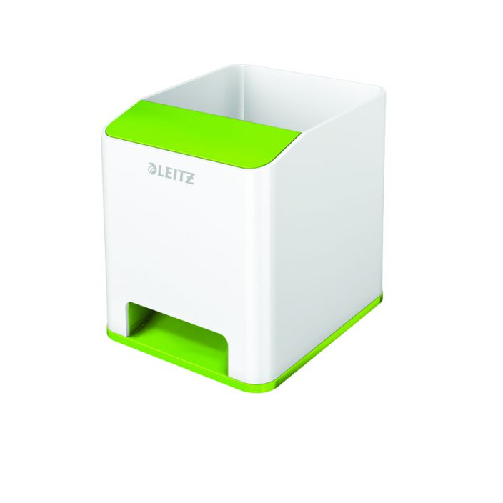 Leitz 53631054 toll és ceruzatartó Polisztirol (PS) Zöld, Fehér (53631054)
