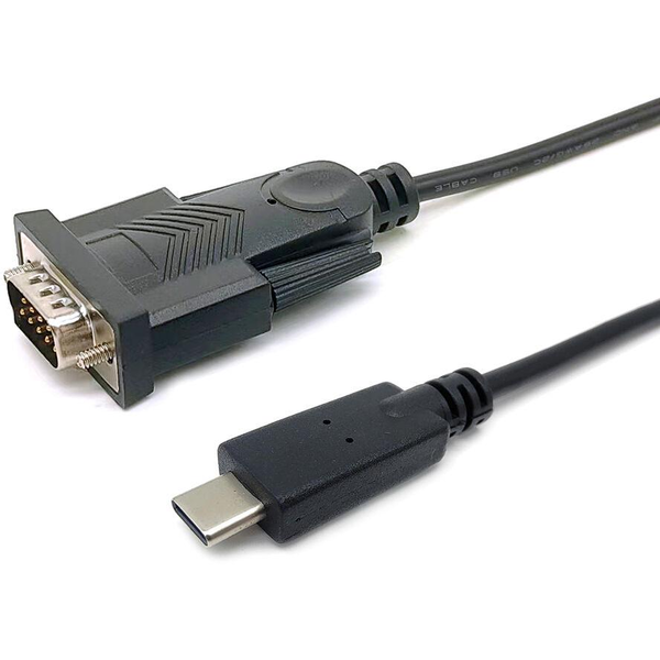 Equip 133392 σειριακό καλώδιο Μαύρος (Μαύρο) 1,5 m USB Type-C DB-9