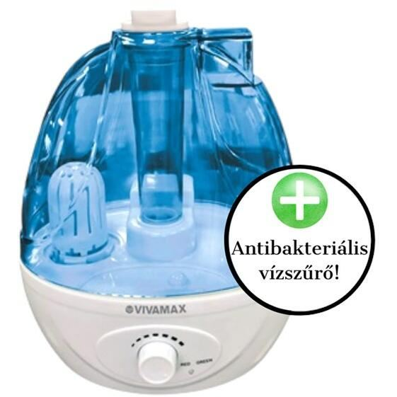 Vivamax ultrahangos párásító antibakteriális szűrőbetéttel (GYVH200)