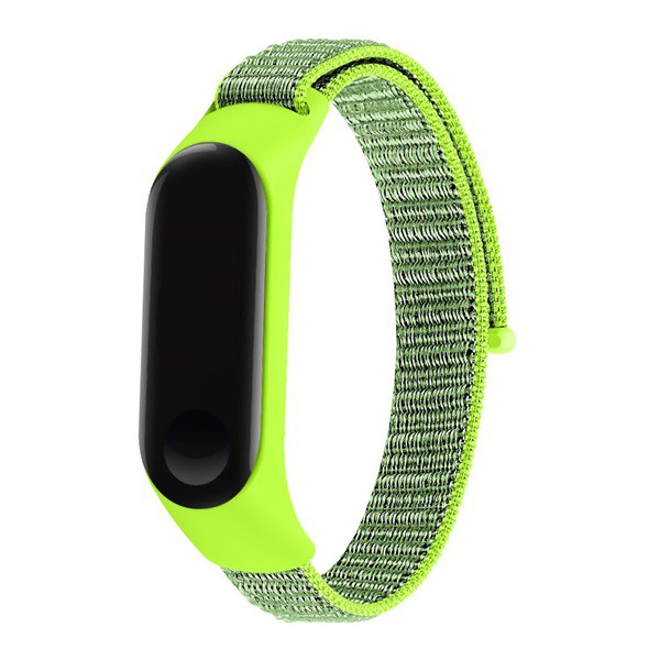 Каишка Gigapack, Xiaomi MI Band 3, Найлон, Велкро, Жълт