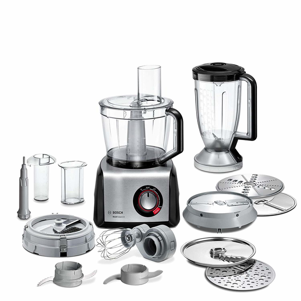Bosch MC812M865 foodprocessor 1250 W 3,9 L Sort, Rustfrit stål