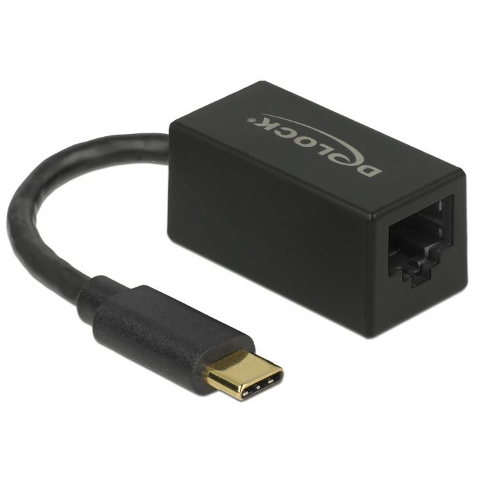 Delock Adapter SuperSpeed USB (USB 3.2 Gen 1) USB Type-C > Gigabit LAN 10/100/1000 (66043) (DE66043)