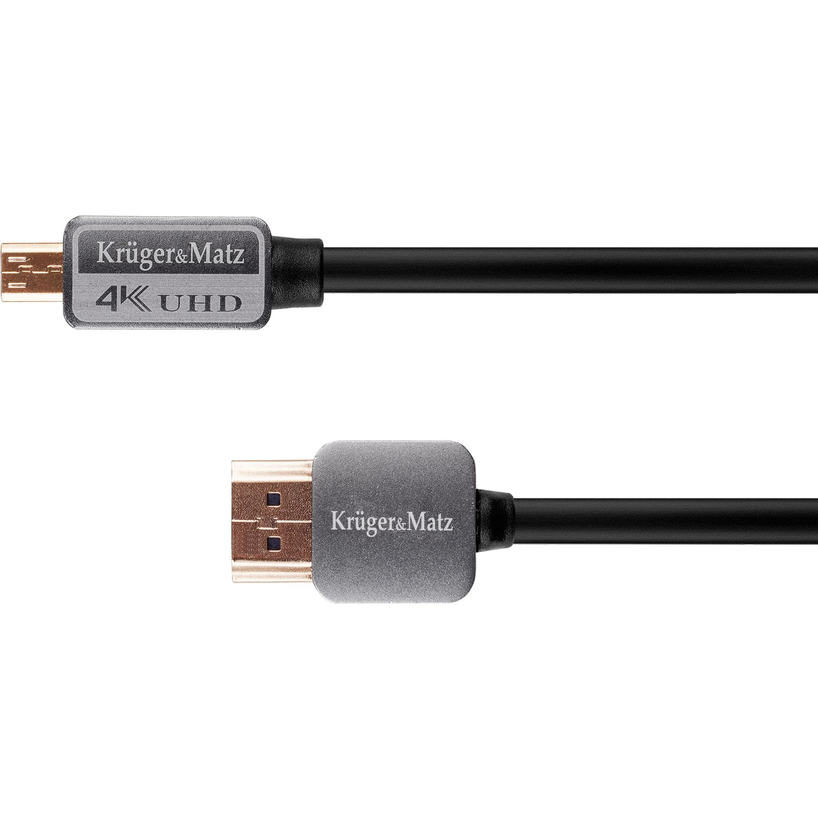 Kábel HDMI - Micro HDMI wtyk-wtyk A-D 3.0 m Kruger&Matz (KM0328)