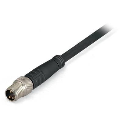 WAGO 756-5111/030-100 Érzékelő-/működtető összekötő, konfekcionált M8 Dugó, egyenes 10.00 m Pólusszám: 3 10 db (756-5111/030-100)