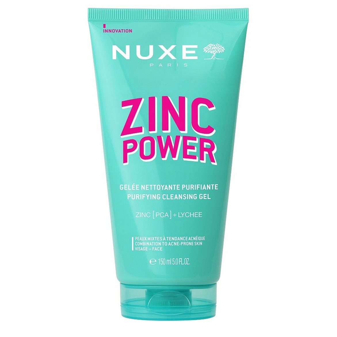 Nuxe Zinc Power Pórustisztító Arclemosó Gél 150 ml (3264680039980)