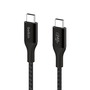 Belkin Boost Charge USB-C apa - USB-C apa 2.0 Adat és töltő kábel - Feket (2m)