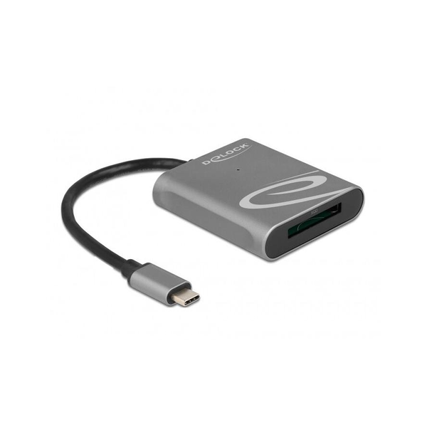 Delock 91741 XQD 2.0 memóriakártyákhoz USB Type-C kártyaolvasó