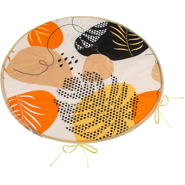 BELLATEX Adéla Seat 79/233 round smooth d.40 cm pebbles orange (12573)