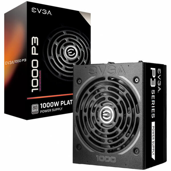 Modulárny zdroj Evga 1000W s platinovou certifikáciou