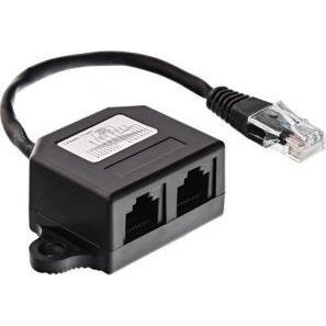 InLine 69932B hálózati kábel Fekete 0,15 M (69932B)