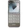 OVITEK S PONAVLJANJEM VZORCA DKNY ZA SAMSUNG GALAXY Z FLIP 6 RJAV
