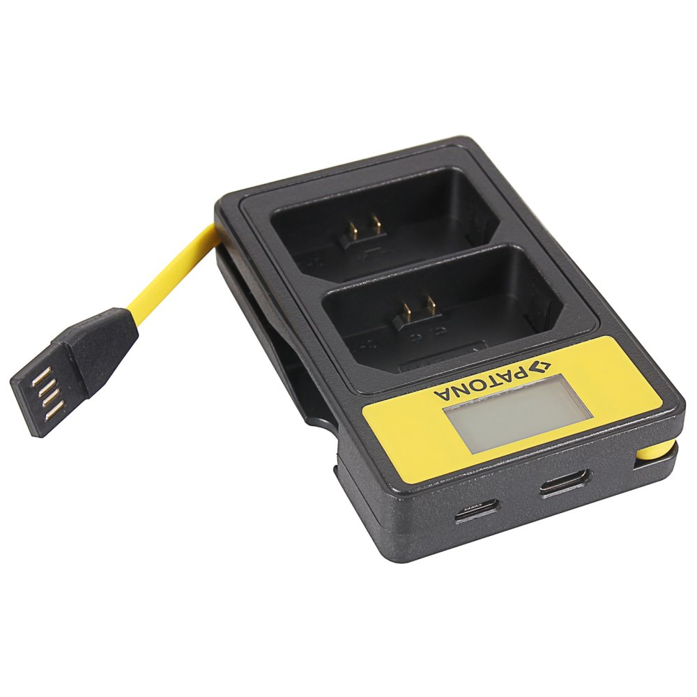 Patona PT141683 Foto Dual Sony NP-FZ100 s LCD USB Akkumulátor töltő (PT141683)