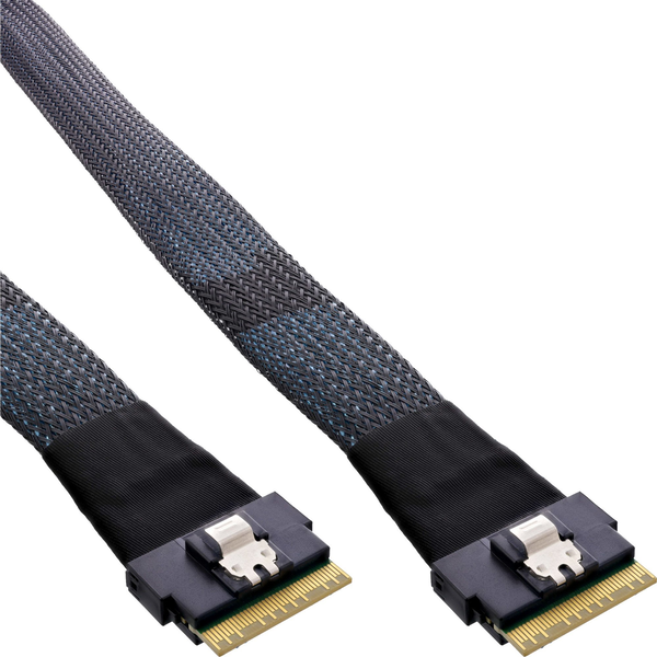 InLine 27647A cavo Serial Attached SCSI (SAS) 48 Gbit/s Nero