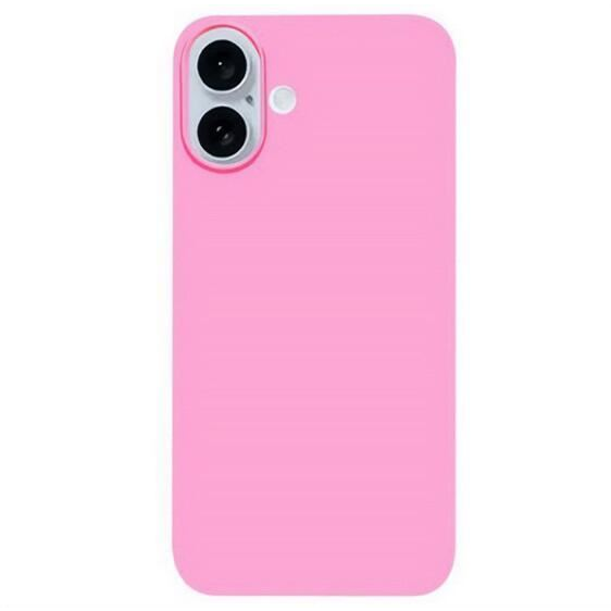 Gigapack Apple iPhone 16 Plus 5G szilikon tok matt rózsaszín (GP-160957) (GP-160957)