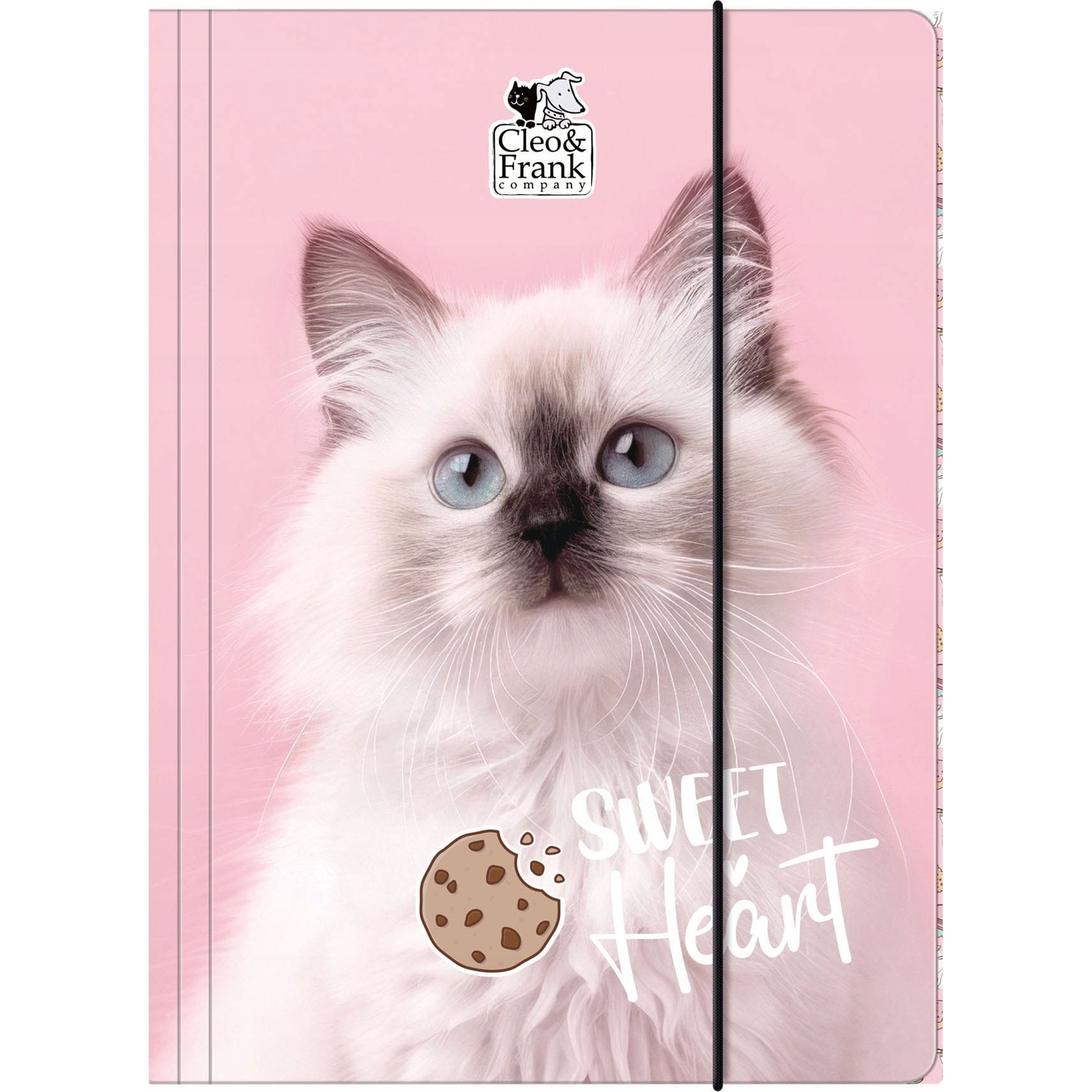 Cleo és Frank cicás A/4 Gumis Mappa - Sweet Heart TGA4CF45 (TGA4CF45)