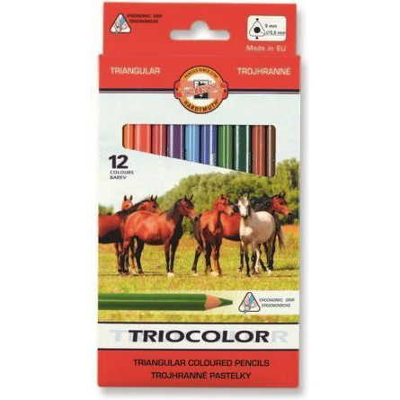  Koh I Noor Kredki Triocolor 12 kolorĂłw 