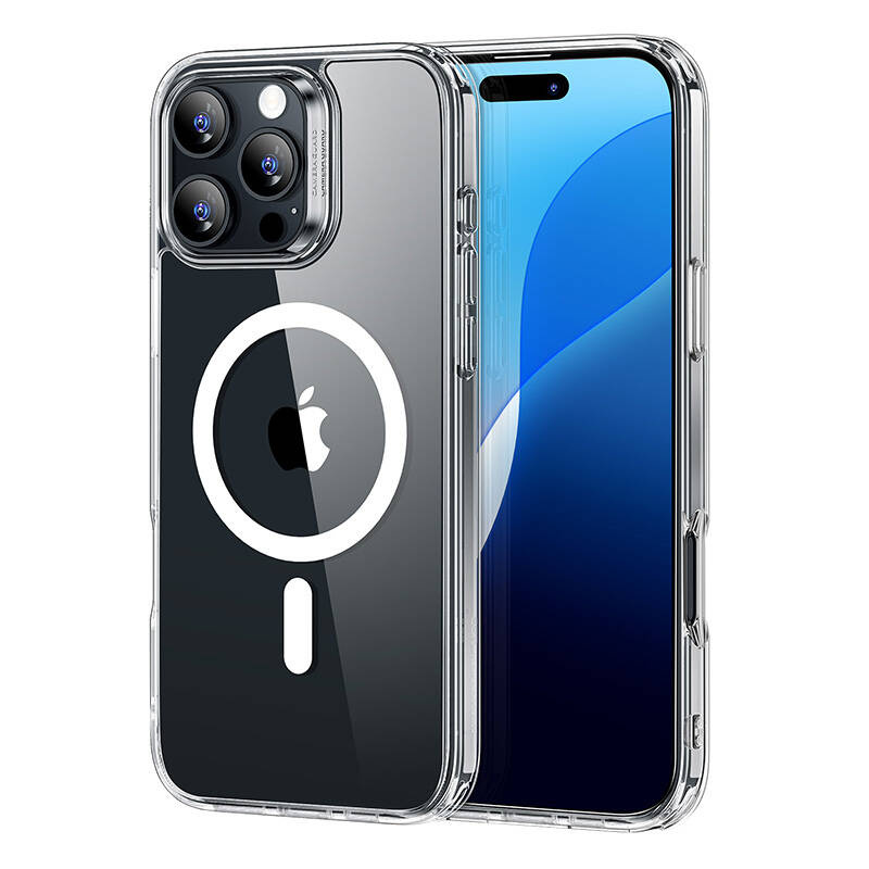 ESR Classic Hybrid Case (HaloLock), Compatible with iPhone 16 Pro Max (Clear) (1A7700102)