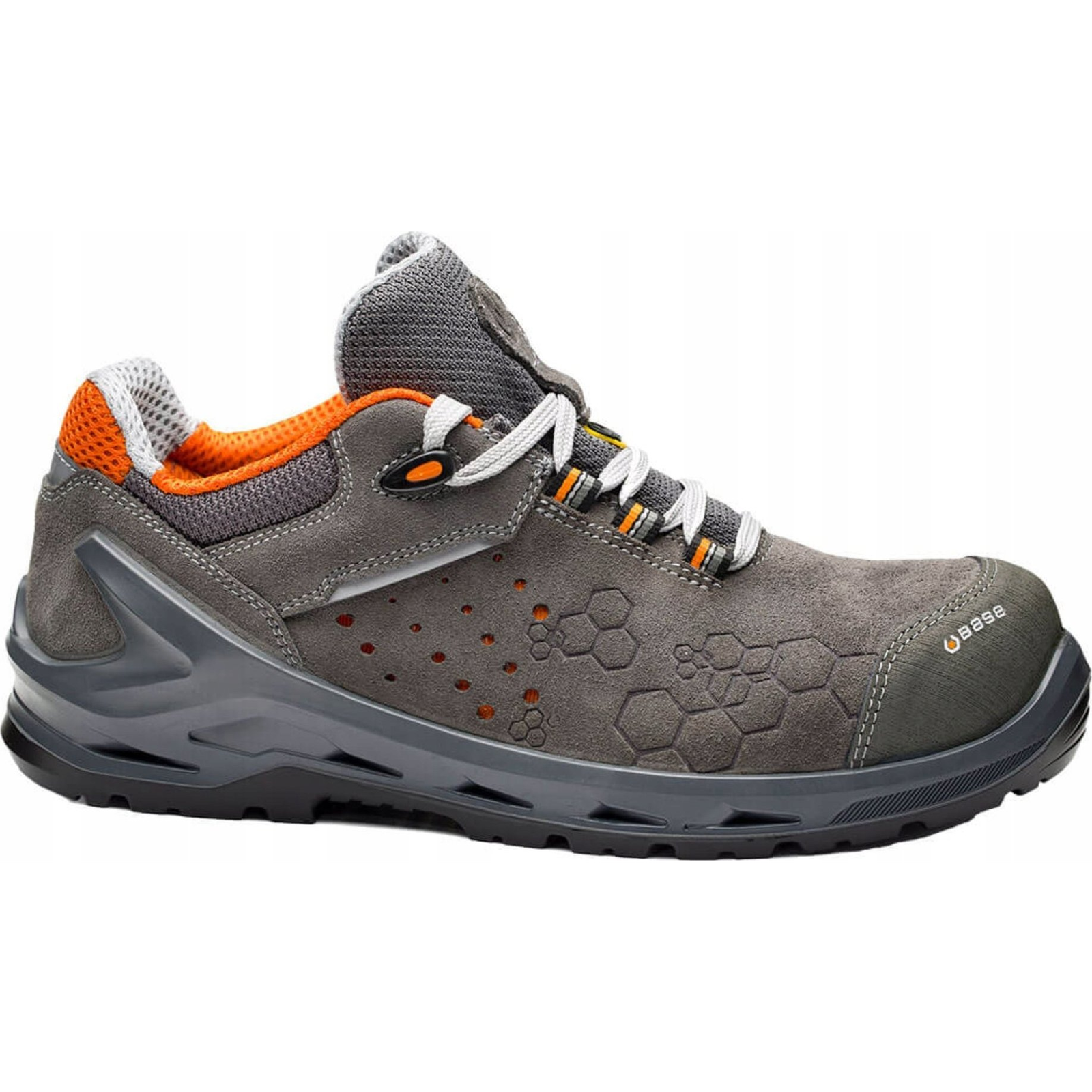 BASE I-TOOL Munkavédelmi Cipő - 45, S1P, ESD SRC, Szürke/Narancs (BHP 1217G 45)