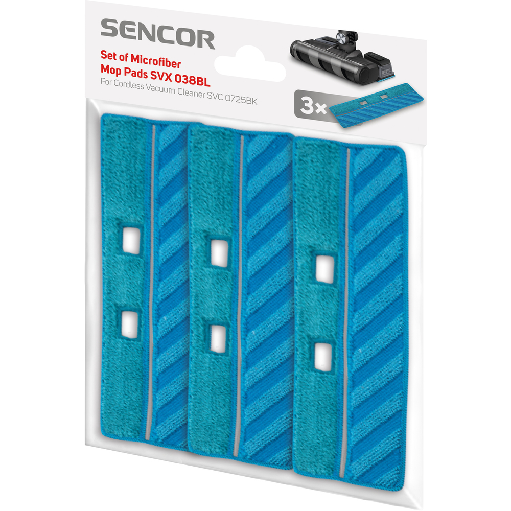Sencor SVX 038BL Mop szett (3 db/ csomag) (SVX 038BL)