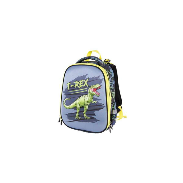 Školní batoh vícekomorový Pulse Odstíny šedé a stříbrné