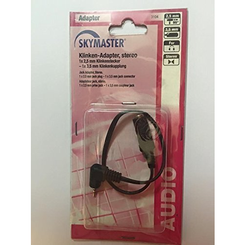 AUX кабел за аудио адаптер, 3,5 мм, черен