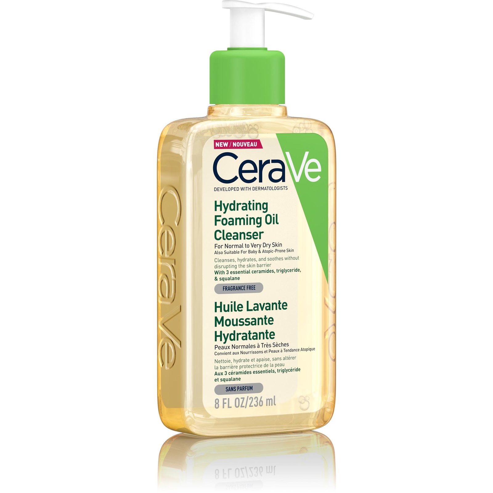 CERAVE Hidratáló tisztító habzó, 236 ml (3337875773430)
