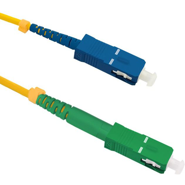 Qoltec Optic Patchcord SC/APC - SC/UPC simplex SM 9/125 G652D 5m (54292)