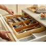 Joseph Joseph DrawerStore Bambusz Evőeszköz tároló / szervező - Barna