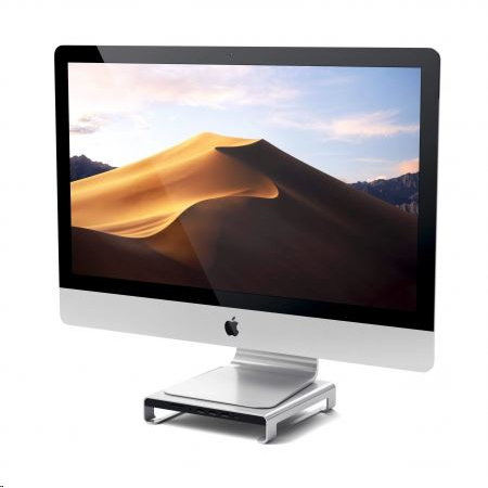 Satechi Aluminum Monitor Stand Hub iMac-hez ezüst (ST-AMSHS) (ST-AMSHS)