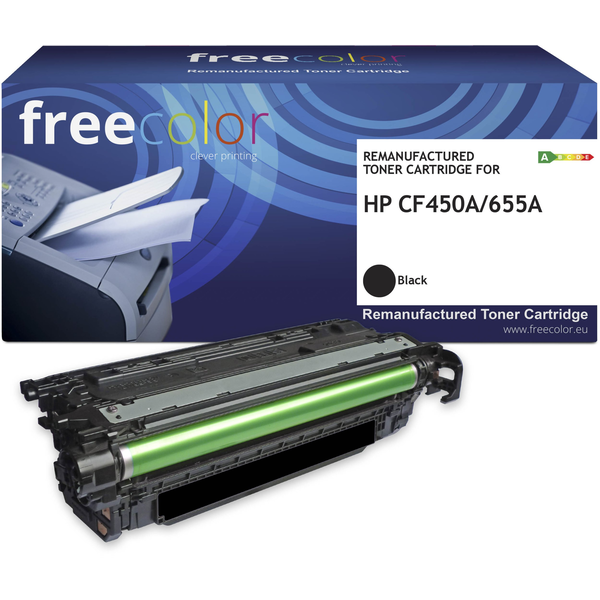 Freecolor HP 655A (CF450A) черен тонер 12500 страници