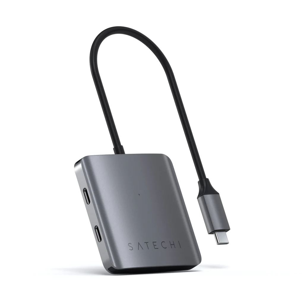 Satechi 4-Port USB-C Hub - Štvornásobný adaptér 4v1 (ST-UC4PHM)