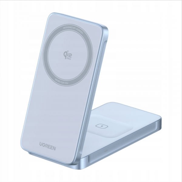 Ugreen MagSafe rýchla indukčná nabíjačka 2v1 Qi2 25W pre iPhone, Watch,