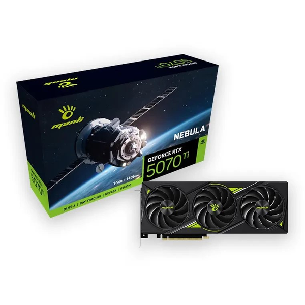 Manli GeForce RTX 5070 Ti Nebula 16GB GDDR7 Videókártya